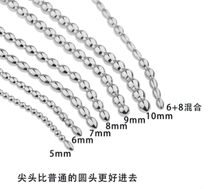 Male Urethral <strong>Penis</strong> <strong>Plug</strong> Dilator Ejaculation Delay Stainless Steel Long Size Dia 5/6/7/8/<strong>9</strong>/10 Mm Urethral Sounds Sex Toys Man - Product Image 6