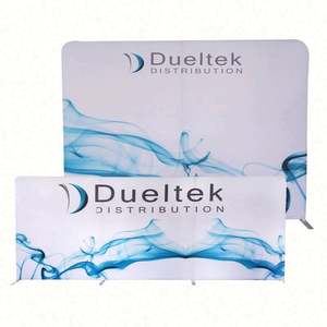 Stand de Fondo Portátil Ligero Personalizado para Exposiciones, de 8 pies, con Cubierta de Tela Tensada Tipo Almohada, para Cabina de Fotos - Product Image 4