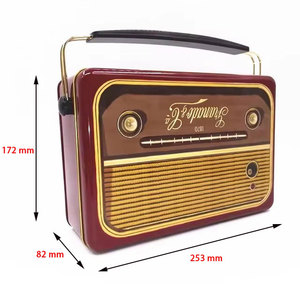 Tùy Chỉnh Hình Chữ Nhật Đài Phát Thanh Hình Thực Phẩm Cấp Hộp Thiếc Có Thể Tái Chế Kim Loại Cầm Tay Ăn Trưa Xử Lý <span class=keywords><strong>Tin</strong></span> Có Thể Cho Kẹo Cookie Vớ Quà Tặng - Product Image 3