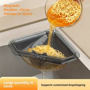 Cesta de drenaje magnética de plástico PET para piedras preciosas, colgante, filtro de agua para cocina, para drenaje de residuos alimentarios, nueva, al por mayor - Product Image 5