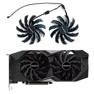 พัดลม PLD10010S12H T129215SH 95มม. GTX1660 GPU RTX 2060สำหรับ GPU <span class=keywords><strong>GTX</strong></span> 1650 1660เกม <span class=keywords><strong>Ti</strong></span> RTX 2060 <span class=keywords><strong>2070</strong></span>สุดยอด windforce - Product Image 1