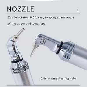 Zahn-Luftpoliermaschine Aluminium Abrasion Sandstrahlen 4 Löcher 2 Löcher mit Absaugung zum Mahlen Polieren Staubfänger - Product Image 5