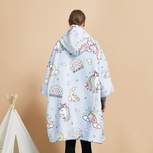 맞춤형 크리스마스 선물 어린이 애완 동물 잠옷 봉제 웨어러블 담요 까마귀 담요 운동복 - Product Image 3