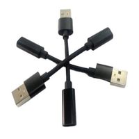 Kabel Pendek 10cm USB C ke USB A Adapter 3A Pengisian Cepat |   Kabel Tembaga Murni Berlapis Nilon untuk Ponsel Tablet, Menerima Pesanan OEM
