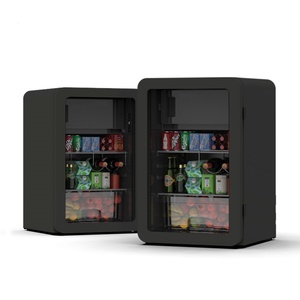 Mini-réfrigérateur à double température YINZHENG 112L avec vitrine, contrôle numérique LED, porte vitrée, refroidissement direct et silencieux - Product Image 3