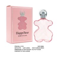 Parfum Unisexe Ours Bien-Aimé Floral Fruité Parfum Longue Durée Eau De Toilette Vaporisateur pour Hommes et Femmes Style Arabe