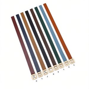 Cinturón de PU Recto con Hebilla en Forma de C, 3.5 cm, para Mujer, Cinturón de Moda - Product Image 1