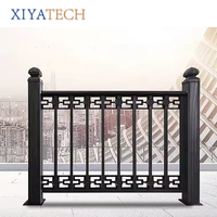 XIYATECH Garde-corps en aluminium résistant aux intempéries Finition polie miroir Couleur personnalisable Installation facile en DIY pour les balcons et les terrasses de villas