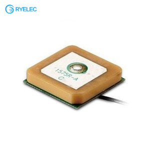 Antenne patch GPS en céramique en gros pour usine, dimensions 18,6 x 18,6 x 7,5 mm, gain LAN typique de 10 à 30 dB et connecteur UFL - Product Image 2