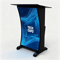 Atril Digital Inteligente para Aula, Iglesia o Rostrum, con Pantalla LED P2.5 para Interiores, 3840Hz
