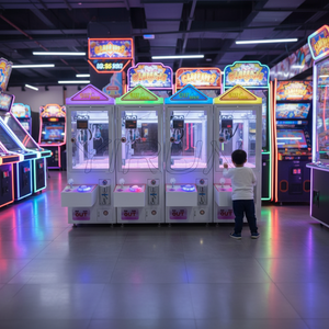 Mini máquina de grúa de garra al por mayor de fábrica, <span class=keywords><strong>juego</strong></span> de arcade de caramelo que funciona con monedas en inglés, juguete barato de aleación de Zinc y Metal para Malasia - Product Image 1