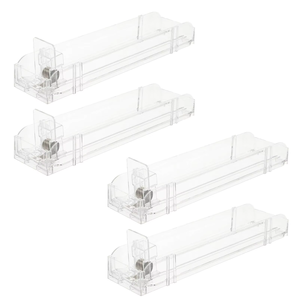 <b>Drink</b> Organizer Cooler <b>Shelf</b> Glide Gravity Roller Feed Bottle <b>Drink</b> Can Beverage Pusher Fridge Divider <b>Shelf</b> Pusher - Product Image 3