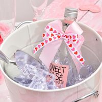 Rubans en satin polyester pour la Saint-Valentin et les mariages, 2 rouleaux de 3/8 pouce, pour emballage cadeau, artisanat, bouquets de fleurs, décoration de bonbons et cheveux