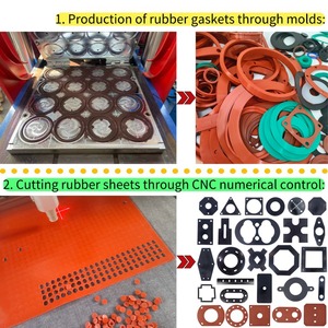 Guarnizione in <span class=keywords><strong>Gomma</strong></span> Piatta Personalizzata Sanyong in EPDM FKM, Guarnizione in <span class=keywords><strong>Gomma</strong></span> Siliconica Resistente al Calore per Varie Applicazioni - Product Image 3