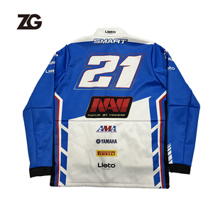 Chaqueta de motocicleta, traje de carreras de alta calidad, chaqueta de <span class=keywords><strong>transferencia</strong></span> de calor personalizada profesional para hombre, hecha en China, engrosamiento a prueba de viento - Product Image 6