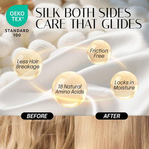 قبعة حريرية مخصصة للنساء للنوم، قبعة نوم 100% حرير مع ملصق مخصص معتمد من OEKO-TEX، عمامة حريرية - Product Image 4