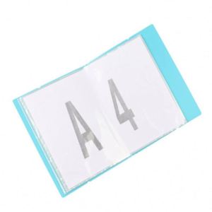 5 Pack PVC Document Binder Display Book 30 Pocket Bound Sheet Protector Art <b>Portfolio</b> <b>Folder</b> Presentation Book - Product Image 2