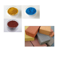 Poudre de pigment en oxyde de fer, pour ciment, carreaux de brique, revêtement de peinture