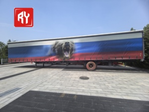 Semi-<span class=keywords><strong>remorque</strong></span> à rideaux latéraux de 60 tonnes d'<span class=keywords><strong>occasion</strong></span> - <span class=keywords><strong>Remorque</strong></span> à rideaux latéraux en PVC RUIYUAN pour un transport de marchandises efficace - Product Image 4