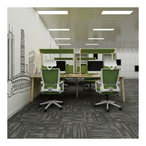 2025 nhà máy tốt nhất bán hiện đại gạch lát sàn thảm PP PVC không trượt bền văn phòng thảm cho thương mại khu vực - Product Image 1