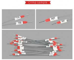 เครื่องกดและใส่หลอดหมายเลขการพิมพ์ปลายสายแบบจีบและใส่ลวดหุ้มฉนวน - Product Image 4