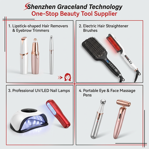 Lisseur à cheveux ultrasonique professionnel - <span class=keywords><strong>Fer</strong></span> à <span class=keywords><strong>lisser</strong></span> infrarouge avec écran LCD, céramique ionique, outil de coiffure de salon - Product Image 2