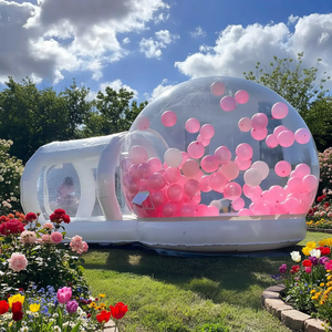 Casa Gonfiabile a Bolle con Palloncini che si Gonfiano all'Interno, Tenda a Bolle Trasparente a Forma di Igloo - Product Image 6