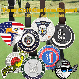 Etiqueta de Metal Personalizada para Bolsa de Golf con Logotipo en Relieve, Abridor de Botellas con Gancho, Accesorio de Metal con Forma de Rayo para Recuerdo - Product Image 3