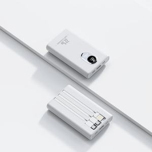 Banco de Energía Portátil con Pantalla Digital, 10000mAh/20000mAh, PD22.5W, Cables Integrados, Salida USB-C, Ideal para Viajes - Product Image 5