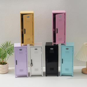 Trẻ Em Của Màu Hồng Mini Lưu Trữ <span class=keywords><strong>Locker</strong></span> Nhỏ Kim Loại Tiền Tiết Kiệm Đồ Chơi ABS Chất Liệu Với Khóa Chìa Khóa Cho Lưu Trữ Tiền Mặt - Product Image 5