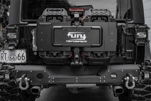 Fury 2018 + JL-Accesorios de aleación de aluminio para portón trasero, kit de soporte de placa de matrícula para Jeep wrangler - Product Image 6