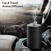 Diffuseur d'huiles essentielles sans eau HIITII pour voiture, mini décoratif en forme d'oiseau, machine à parfum à air froid, rechargeable sans fil, portable, 1 an