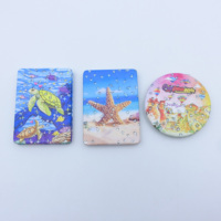 Miroir de poche à maquillage de luxe personnalisé en métal, mignon, orné de marque, rectangle, logo personnalisé, miroir en cuir avec diamant