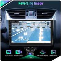 9 "pouces 1 + 16/2 + 32 Android 14 Voiture Stéréo Double Din Écran Tactile Radio Android Voiture Vidéo Autoradio GPS WIFI Voiture Lecteur DVD Cadre