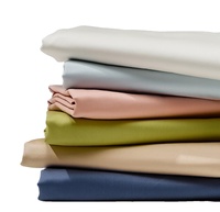 Drap-housse uni blanc doux et agréable pour la peau, 100 % coton, couleur unie, taille Queen, avec taie d'oreiller