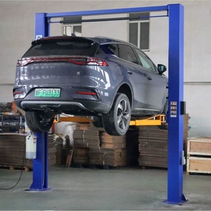 Élévateur hydraulique à déverrouillage unilatéral 5 points / Élévateur hydraulique à double cylindre / Élévateur de voiture pour garage L-078SZ Auto Hoist L-078SZ - Product Image 1