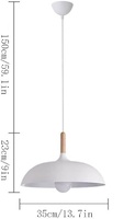 Lampe suspendue moderne de style nordique en métal pour plafond, idéale pour cuisine et restaurant, vente en gros Zhongshan