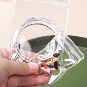 Wholesale Biodegradable PVC Plastic Zipper Bags Mini Jewelry Packaging Pouch for Ladies Earrings Rings Bracelets Food Packaging - Product Image 4