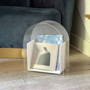 <span class=keywords><strong>Acrylic</strong></span> <span class=keywords><strong>lucite</strong></span> Tạp Chí giá cho máy tính để bàn văn phòng nhà với dễ dàng lắp ráp góc kệ cho tùy chỉnh hiện đại thân thiện với môi - Product Image 4