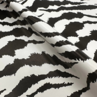 Top vente prêt à expédier tissu en cuir imprimé numérique imprimé tigre pour vestes pour femmes imprimé Faux cuir