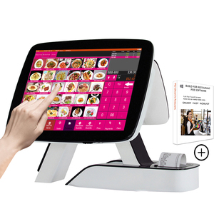 15 inch Máy tính để bàn tất cả trong một hệ thống POS Tiền mặt đăng ký màn hình cảm ứng POS quán cà phê phần mềm cho hệ thống bán lẻ - Product Image 1