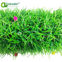 Anti-UV-Kunststoff Hochwertige künstliche Hecke Buchsbaum platten Grüne Pflanze Vertikale Garten wand Für Indoor Outdoor Dekoration