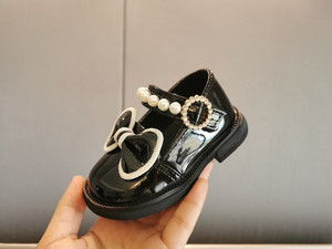 Chaussures de fête pour bébé fille, semelle souple, bout carré, chaussures de princesse, 0-3 ans - Product Image 5