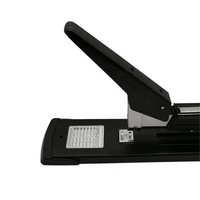 Agrafeuse manuelle de bureau de qualité supérieure, format jumbo, 200 feuilles, bras long en métal, robuste, avec bec long pour magazines et livres