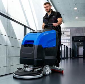 Máquina <span class=keywords><strong>de</strong></span> Limpieza <span class=keywords><strong>de</strong></span> <span class=keywords><strong>Pisos</strong></span> Industrial M510 con Capacidad <span class=keywords><strong>de</strong></span> 55L, Máquina Fregadora <span class=keywords><strong>de</strong></span> <span class=keywords><strong>Pisos</strong></span> a Batería, Aspiradora - Product Image 1