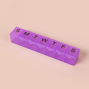 7 Days Pill Box Pill Case Portable Medicine Box Weekly 7 Day Pill Box Organizer - Product Image 6