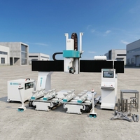 Machine CNC 5 axes ATC 16 robuste avec commande LNC/OSAI pour la fabrication de composants de meubles en bois de haute précision