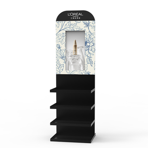 Expositor de Productos para el Cuidado de la Piel Apache Custom Modern de un Solo Lado, Personalizable, para Tiendas de Perfumes, de Múltiples Niveles, Ligero, para Venta Minorista - Product Image 2