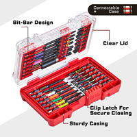 35 pièces de tournevis de qualité industrielle/DIY, embouts de tournevis de qualité supérieure, code couleur, longueur 25/50/75 mm, types de pointes Torx ROBIXON SQ PH fendues, S2 OEM/ODM