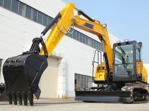 เครื่องขุดดิน7.5ton ประสิทธิภาพความเย็นสูงเครื่องขุด SY75C ใหม่